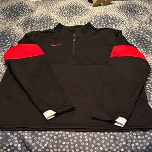 Nike Black Pullover with Red Accents